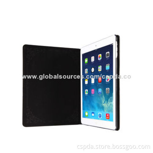Hot selling popular high quality PU stand case cover for iPad air